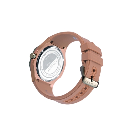 Reloj Viceroy caja de aluminio caqui correa silicona caqui mujer 401391-47