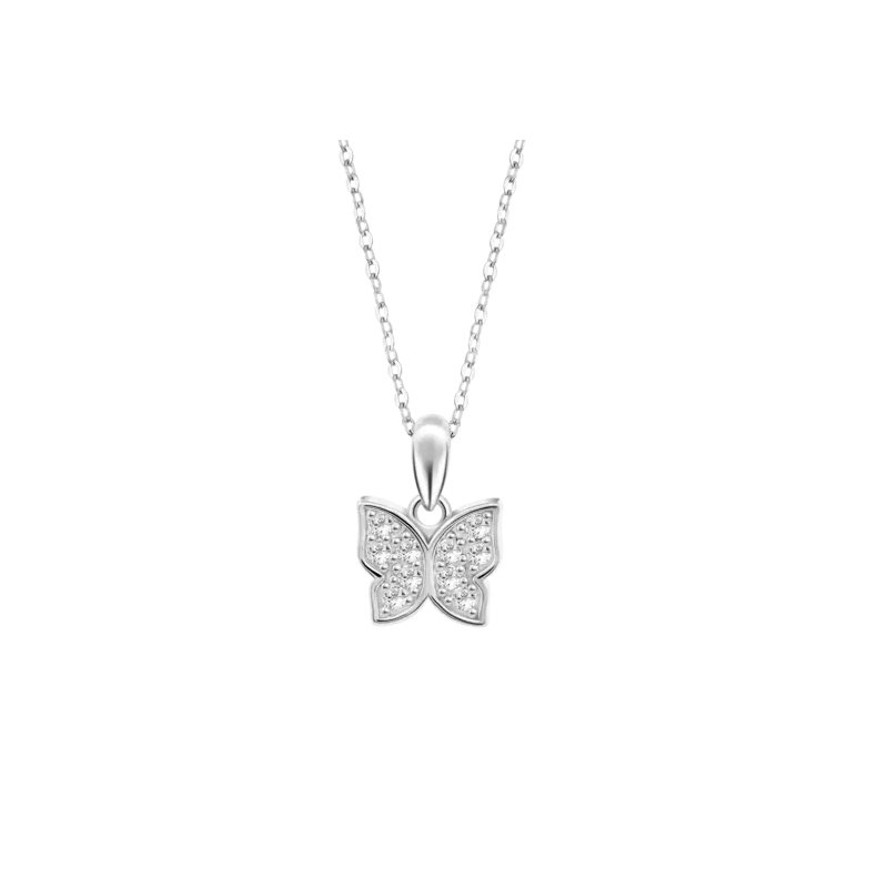 Collar Lotus Silver Mariposa LP3051-1/1