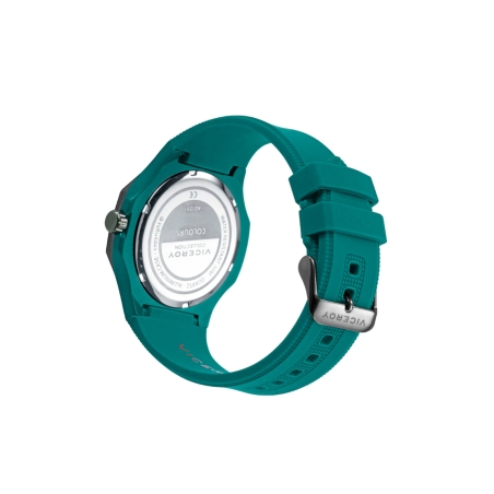 Reloj Viceroy caja de aluminio verde correa silicona verde hombre 401391-67