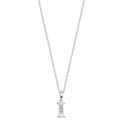 Collar Lotus Silver Trendy Letra "I" LP3054-1/I