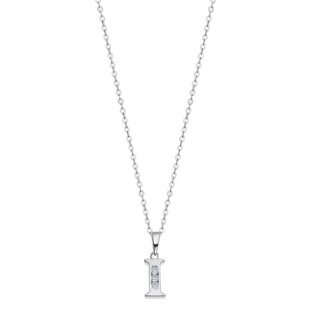Collar Lotus Silver Trendy Letra "I" LP3054-1/I