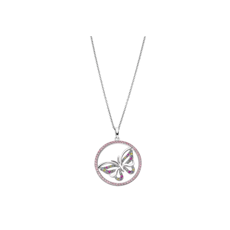 Collar Lotus Silver Mariposa LP3075-1/2