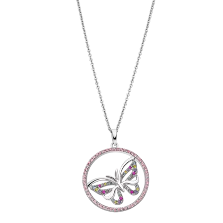 Collar Lotus Silver Mariposa LP3075-1/2