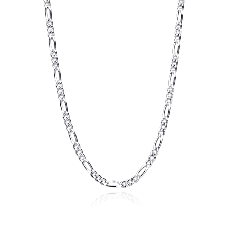 CADENA "MILLER" PLATA DE LEY 60 CM