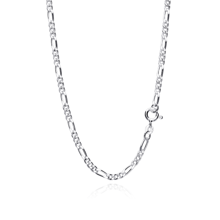 CADENA "MILLER" PLATA DE LEY 60 CM