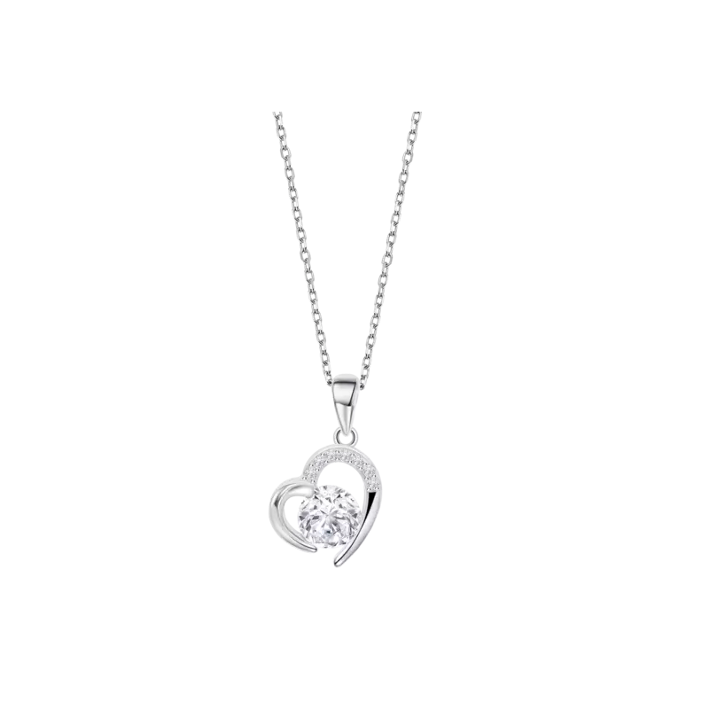 Collar Lotus Silver Corazón LP3106-1/1