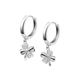 Pendientes Lotus Silver Trébol LP3108-4/2