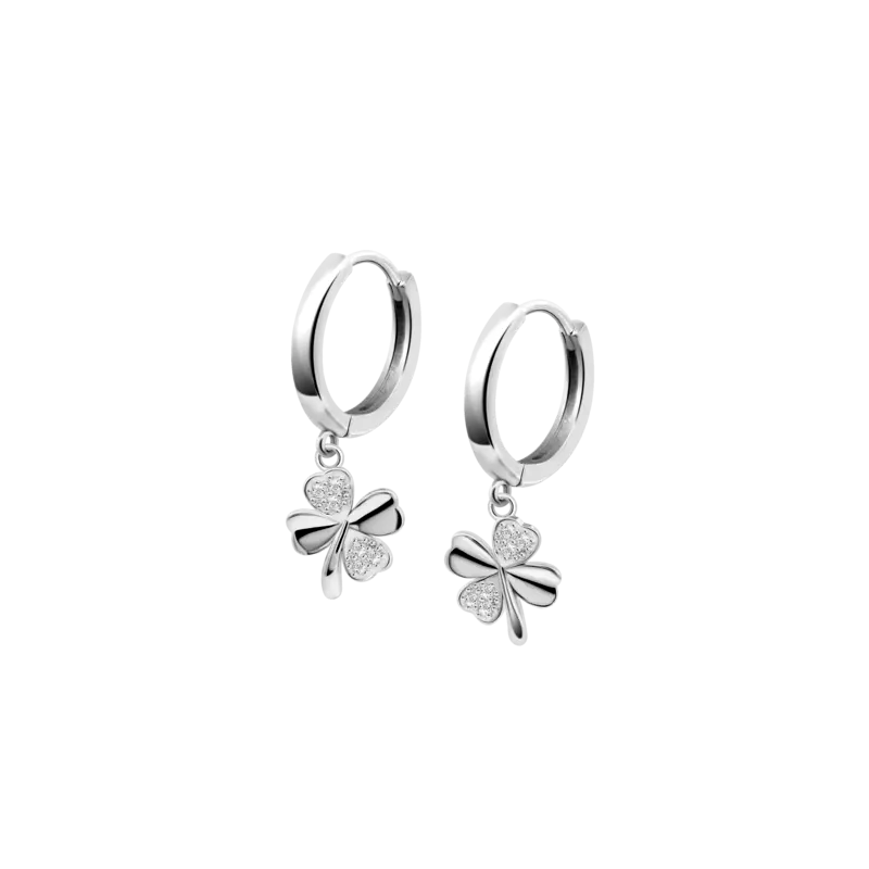 Pendientes Lotus Silver Trébol LP3108-4/2