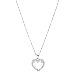 Collar Lotus Silver Moments Corazón LP3137-1/1