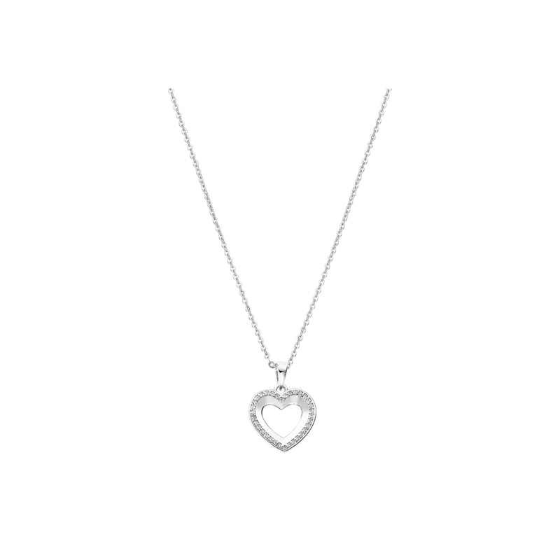 Collar Lotus Silver Moments Corazón LP3137-1/1