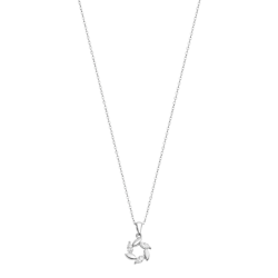 Collar Lotus Silver Pure Essential Hojas LP3188-1/1