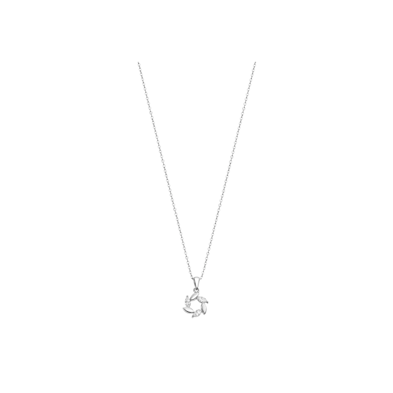 Collar Lotus Silver Pure Essential Hojas LP3188-1/1