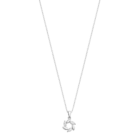 Collar Lotus Silver Pure Essential Hojas LP3188-1/1