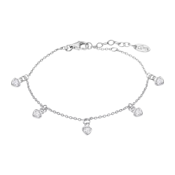 Pulsera Lotus Silver Trendy Corazones LP3190-2/1