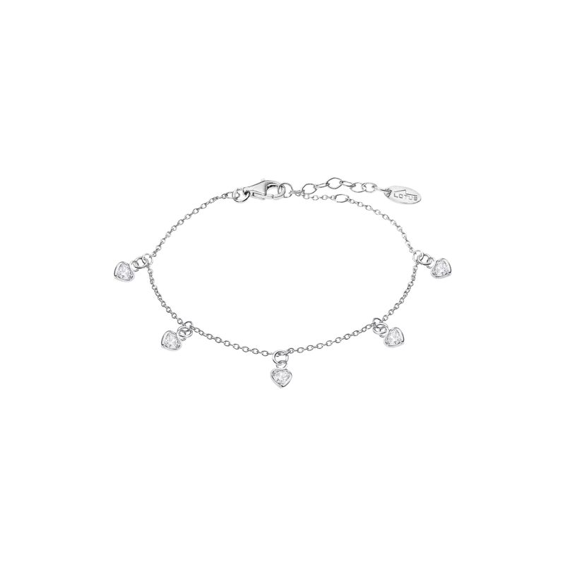Pulsera Lotus Silver Trendy Corazones LP3190-2/1
