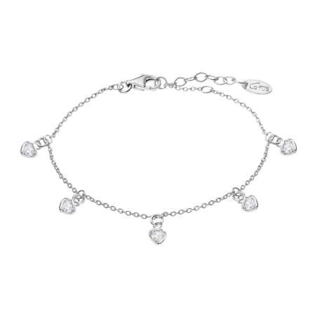 Pulsera Lotus Silver Trendy Corazones LP3190-2/1
