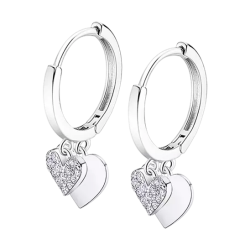 Pendientes Lotus Silver Corazones LP3274-4/1