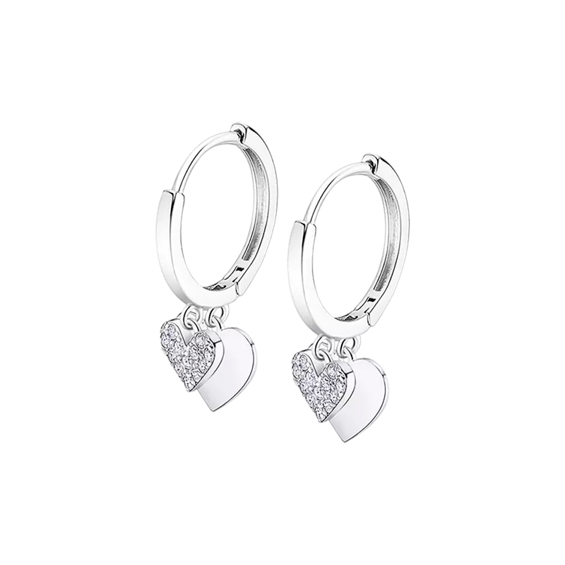 Pendientes Lotus Silver Corazones LP3274-4/1