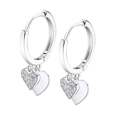 Pendientes Lotus Silver Corazones LP3274-4/1