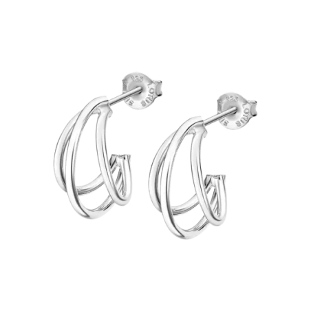 Pendientes Lotus Silver Hoja LP3282-4/1