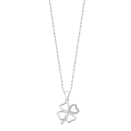 Collar Lotus Silver Trébol LP3305-1/1