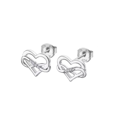 Pendientes Lotus Silver Corazones LP3307-4/1