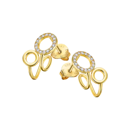 Pendientes Lotus Silver EarParty LP3345-4/2