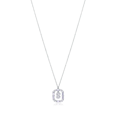 Collar Viceroy Elegant letra y circonitas 13181C000-30S