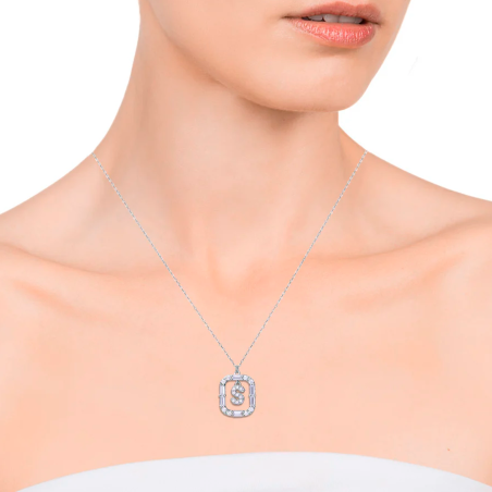 Collar Viceroy Elegant letra y circonitas 13181C000-30S