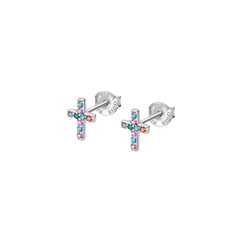 Pendientes Lotus Silver ItGirl Cruz LP3450-4/1