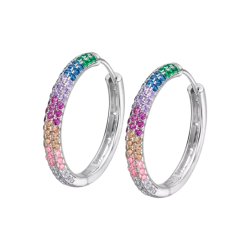 Pendientes Lotus Silver ItGirl Aros Multicolor LP3484-4/2