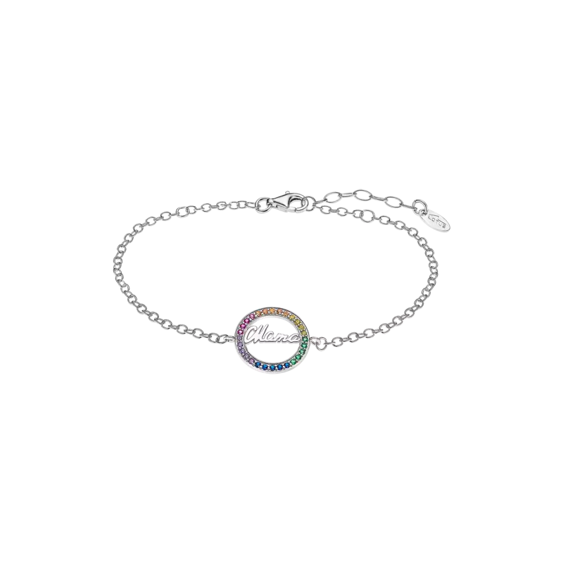 Pulsera Lotus Silver Mamá Multicolor LP3527-2/1