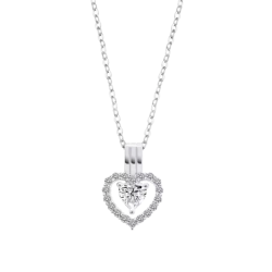 Collar Lotus Silver Corazón LP3555-1/1
