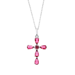 Collar Lotus Silver Cruz Sinfos LP3558-1/1