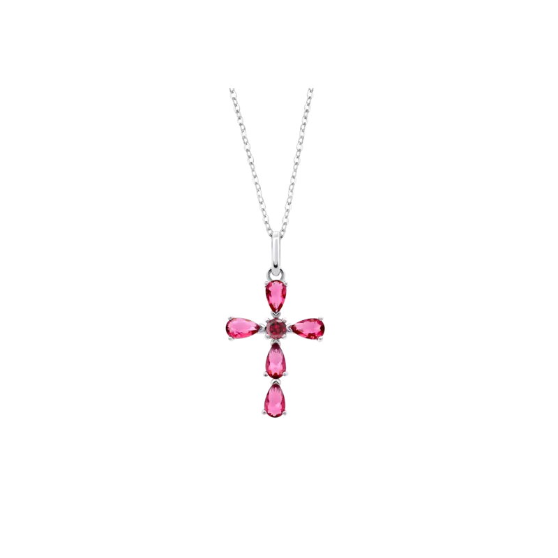 Collar Lotus Silver Cruz Sinfos LP3558-1/1
