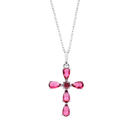 Collar Lotus Silver Cruz Sinfos LP3558-1/1