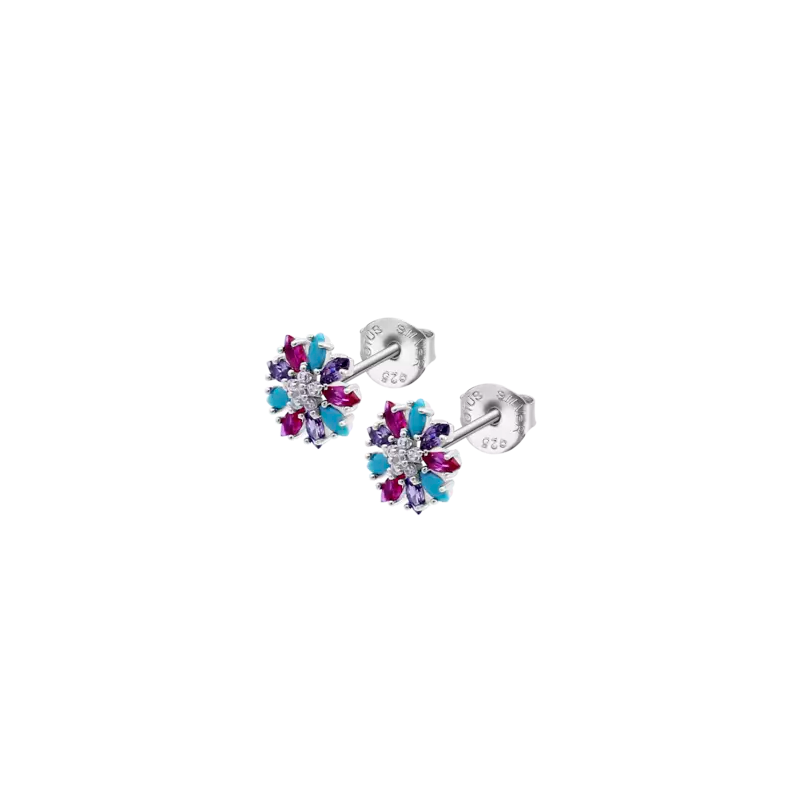 Pendientes Lotus Silver Sinfos Flor LP3560-4/2