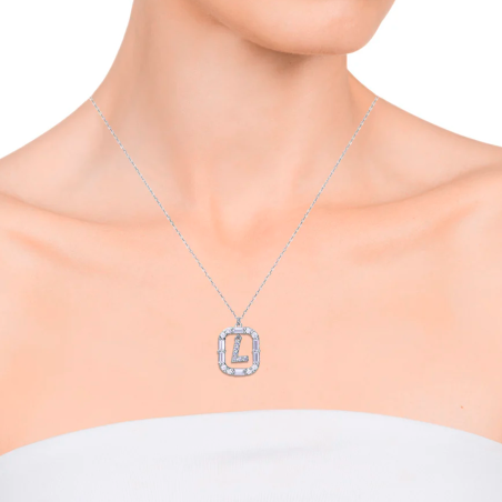 Collar Viceroy letra y circonitas 13181C000-30L