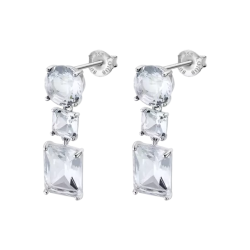 Pendientes Lotus Silver LP3564-4/1