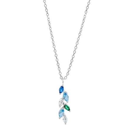 Collar Lotus Silver Sinfos Naturaleza LP3582-1/2