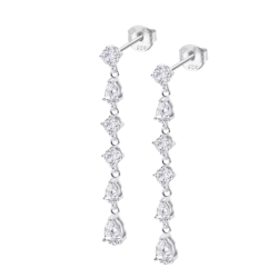 Pendientes Lotus Silver LP3622-4/1