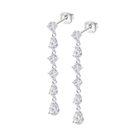 Pendientes Lotus Silver LP3622-4/1