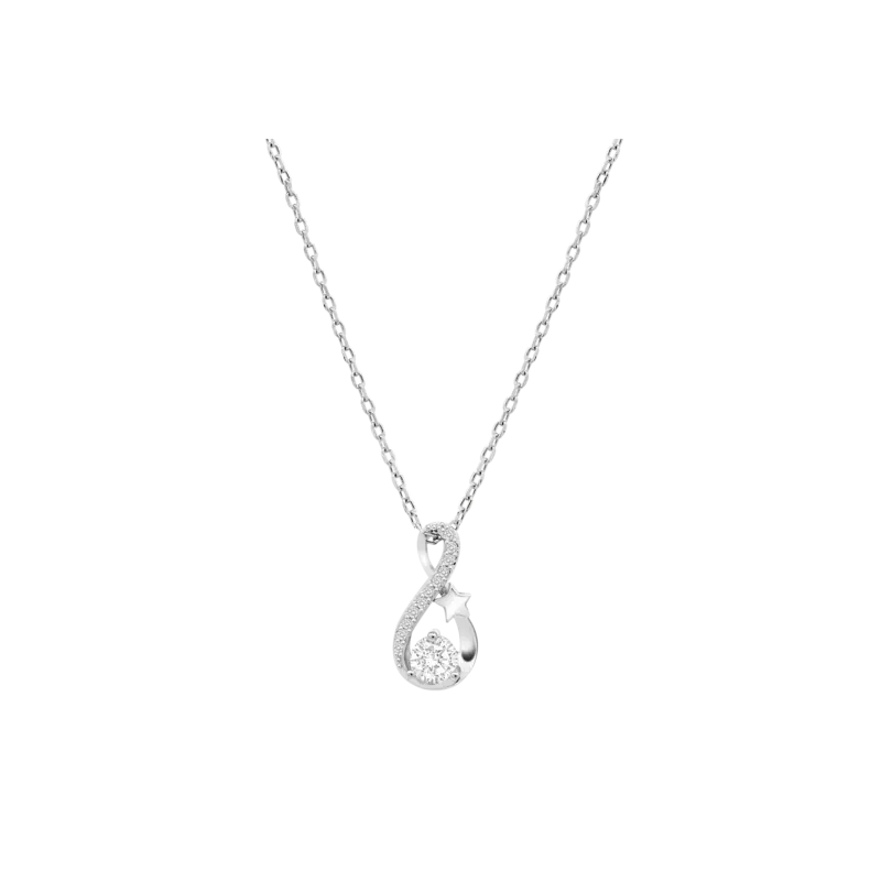 Collar Lotus Silver Infinito LP3647-1/1