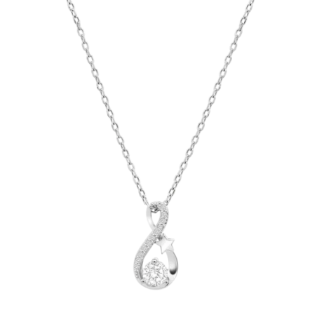 Collar Lotus Silver Infinito LP3647-1/1