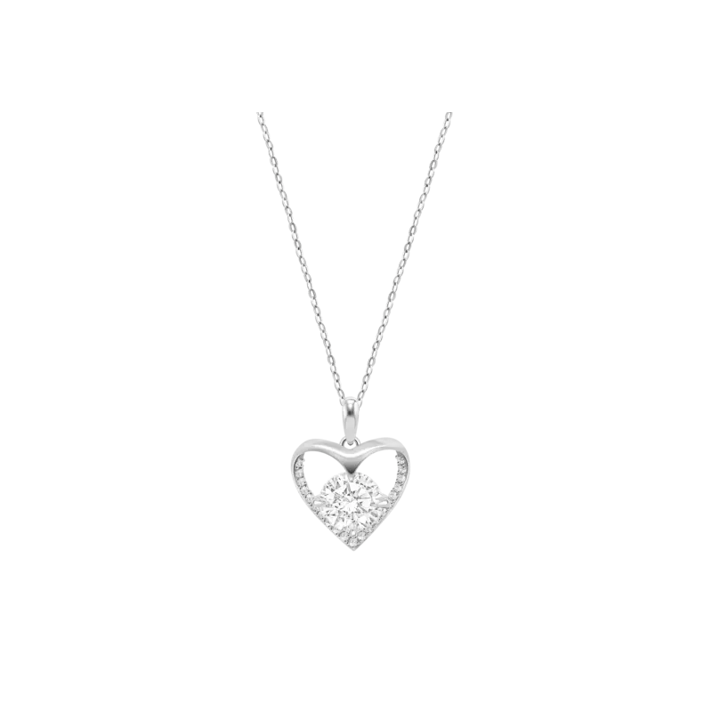 Collar Lotus Silver Corazón LP3752-1/1