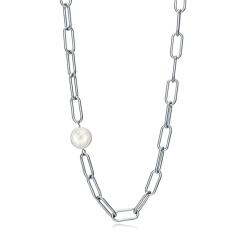 Collar Viceroy acero y perla 1317C1000