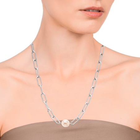 Collar Viceroy acero y perla 1317C1000