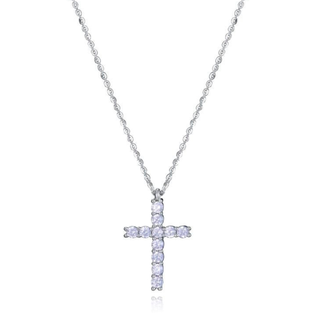 Collar Viceroy Cruz y circonitas 13189C000-30