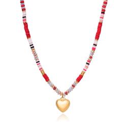 Collar Viceroy Corazón rojo 14002C09019