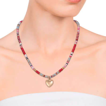 Collar Viceroy Corazón rojo 14002C09019